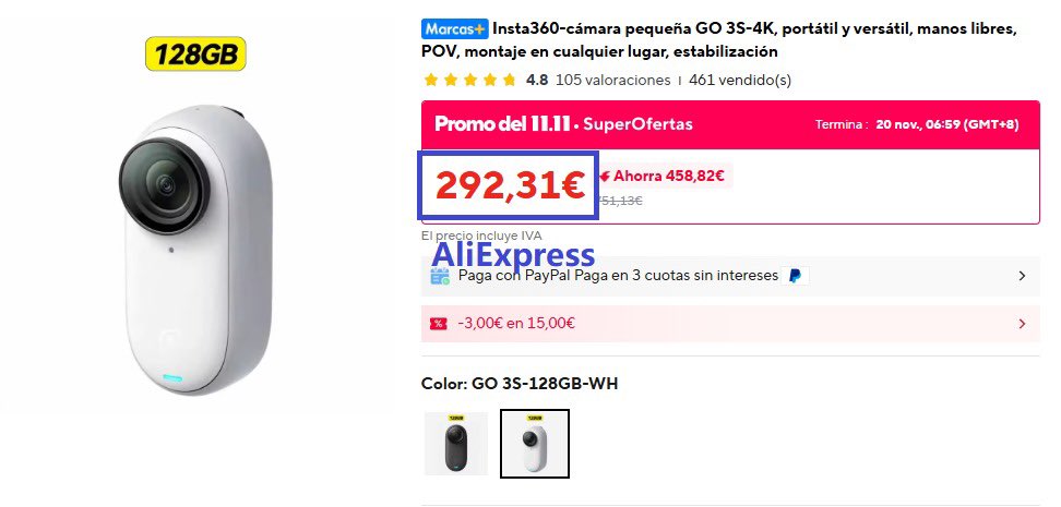 La diferencia de precio entre Amazon y AliExpress por el mismo artículo es bastante notable. AliExpress suele ofrecer precios que son más de  €30 más bajos. Estos casos no son aislados.
#AliExpress #MarcasMás #AliExpressVsAmazon