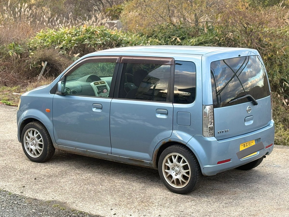 currybread08's tweet image. たまたま貰ったホイール付けたら純正流用大好きおじさんみたいに思われそう