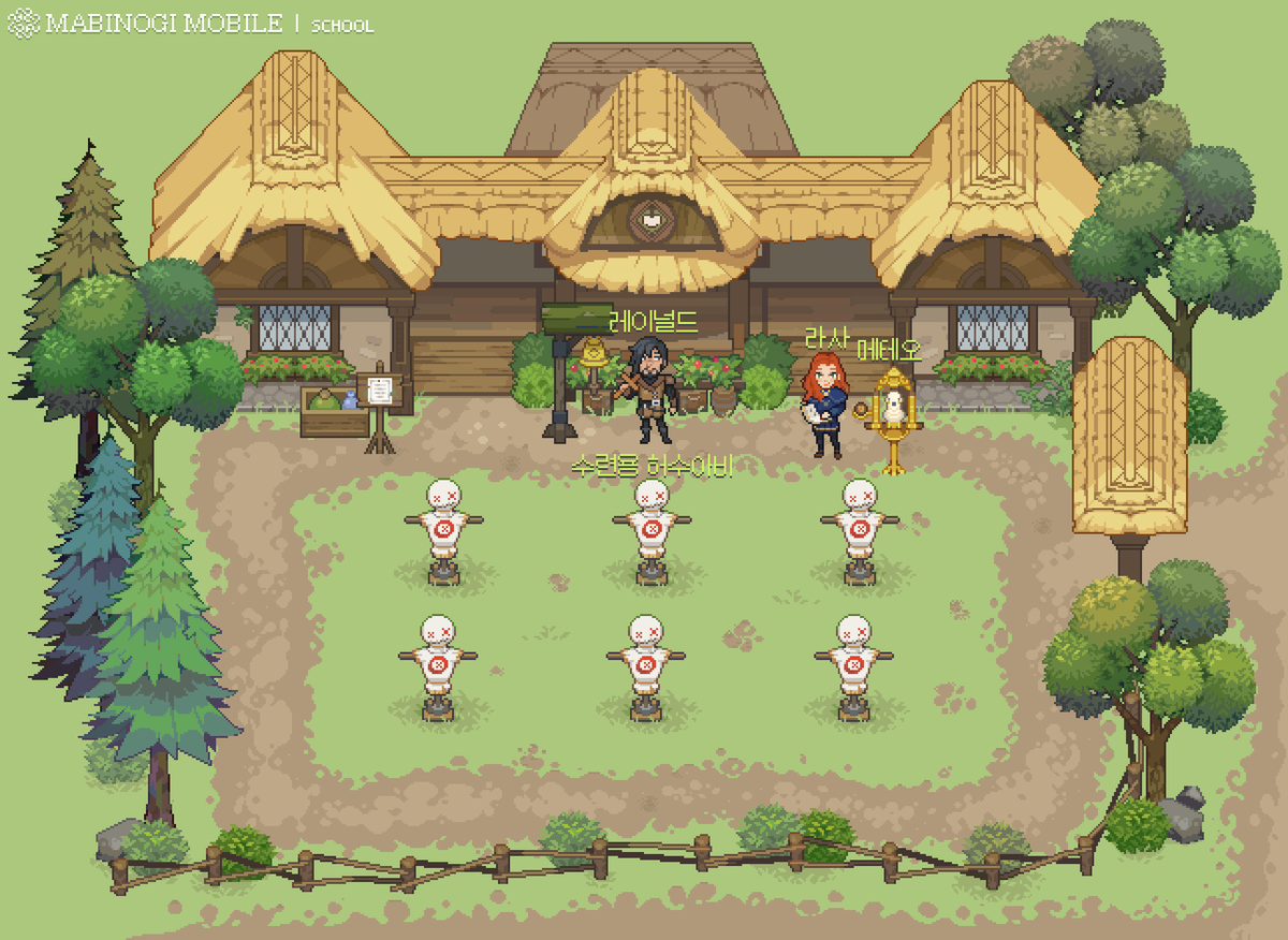 #pixelart  #마비노기모바일
Mabinogi Mobile _ School