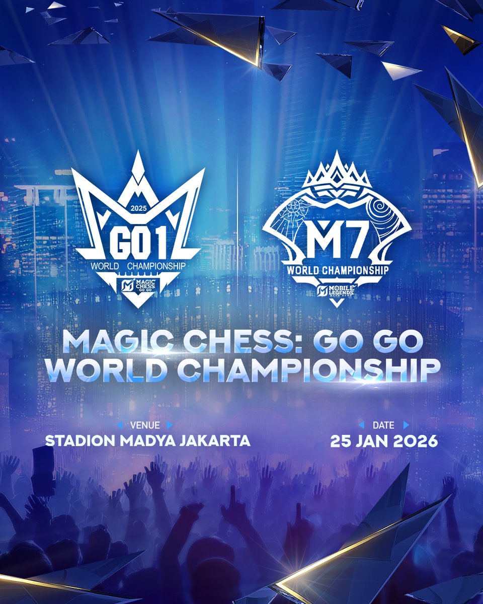 MagicChessGoGo's tweet image. Hey chess masters!
We&apos;re thrilled to announce the MCGG Go1 Final will be held in Jakarta, Indonesia, alongside the M7 Final! This will be a historic moment as we crown our first international champion! 
Stay tuned for the latest updates—exciting content you won&apos;t want to miss!