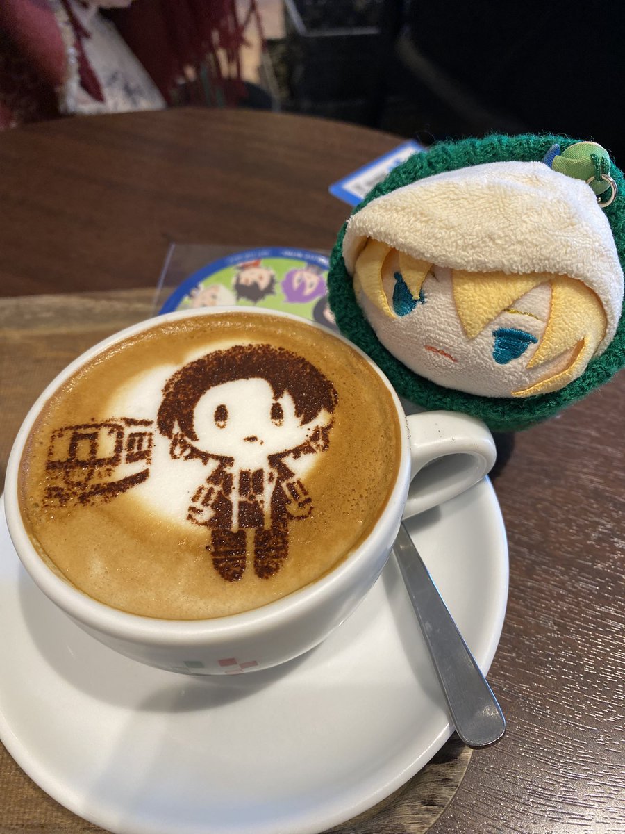 天理、大久保、京都クリアしましたよ！
そして今日もカプチーノ！