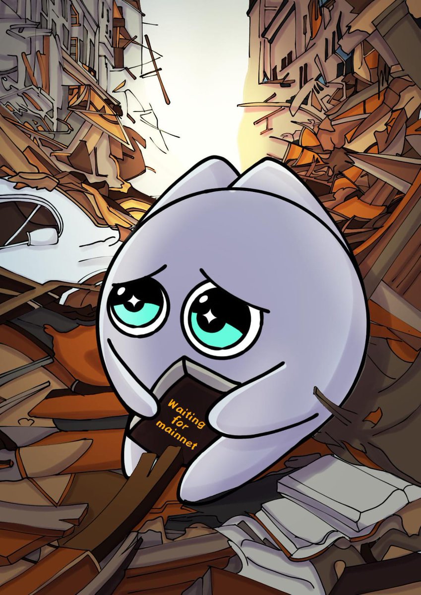 0xGetsu_'s tweet image. The digital world can feel like a disaster—lost data, broken links, and chaos. This Sprite is all of us, holding on tight to the promise of the @irys_xyz mainnet to bring order and permanence.

#irys #permanentdata