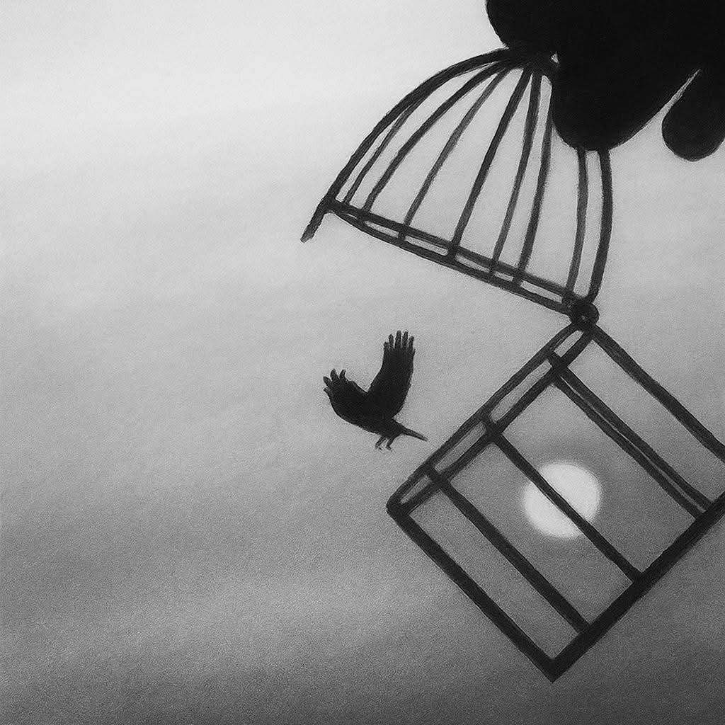 تنفس بلا قيود فبعضنا طيور وبعضنا اقفاص وبعضهم لنا السماء . . 🦋🤍🌸💌

🦋صباح الخير🦋

Mr.joker