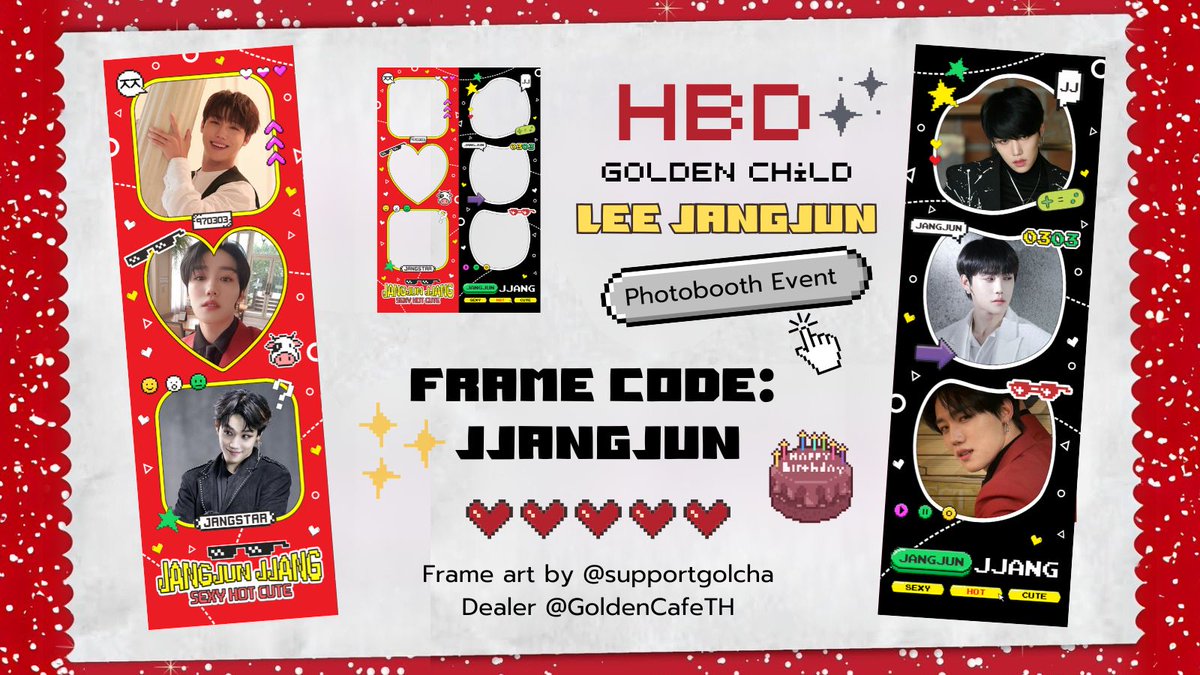 GoldenCafeTH's tweet photo. สวัสดีค่า เรารวบรวมโปรเจคเฟรมถ่ายรูปที่ได้ทำในปีนี้นะคะ น้องยังอยู่ในระบบตู้ @helloflashback ตลอด ใครว่างๆ ไปถ่ายกันได้ค่า
🐮 #JjangjunFrame
🐣 #TAGgedwithloveth
🐰🦊 #VoiceOf731
#ตลาดนัดGoldenChild
(หากมี #กดนสายผลิต ท่านใดสนใจวาดเฟรมแล้วนำเข้าตู้ด้วยก็ติดต่อเรามาได้น้า ᵔᴗᵔ) https://t.co/qcS0RCTw1I
