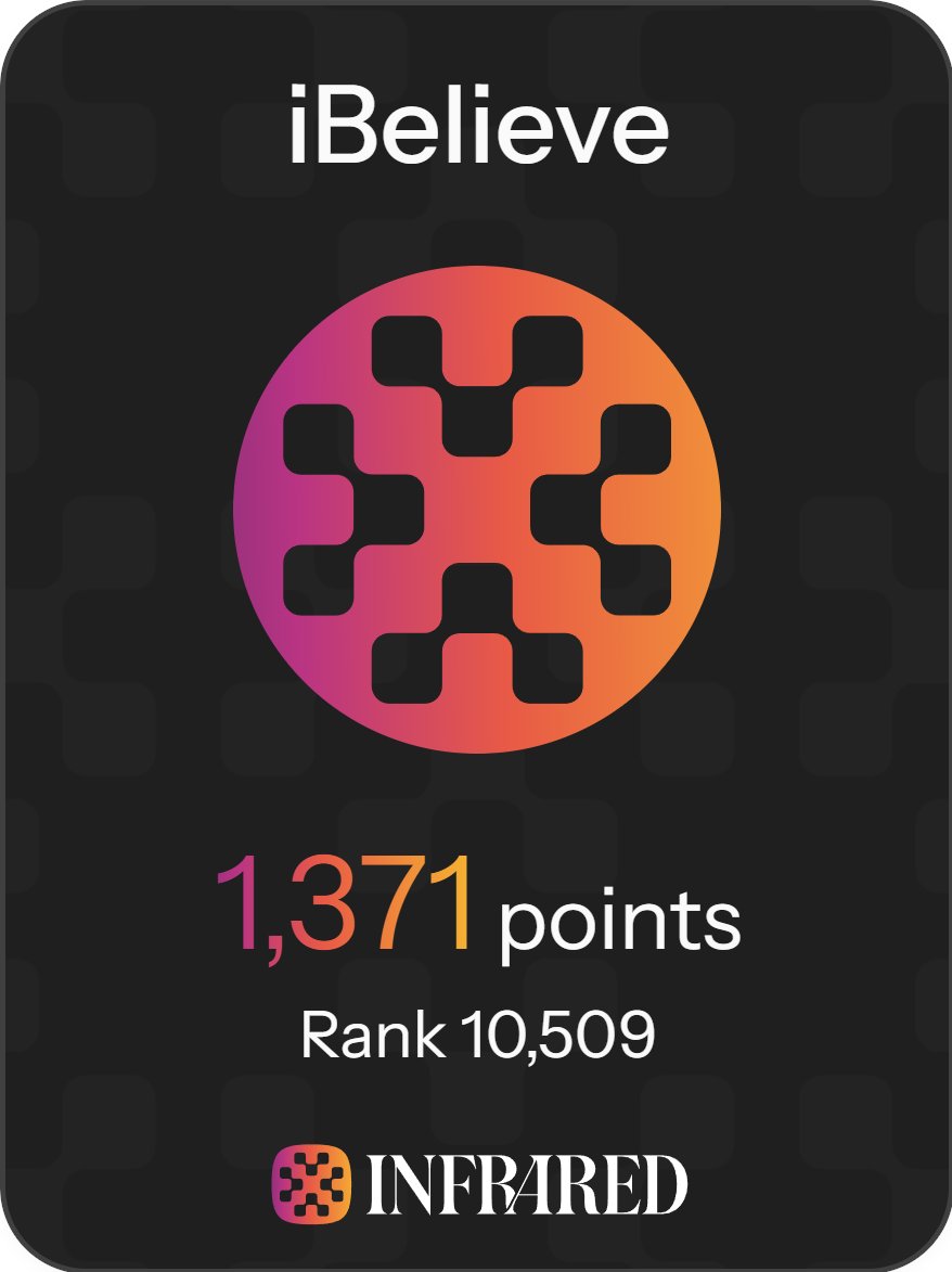 airhunterx's tweet photo. Each point is proof 🗝️

iBelieve in @infraredfinance. https://t.co/hd6b2Tl5CE