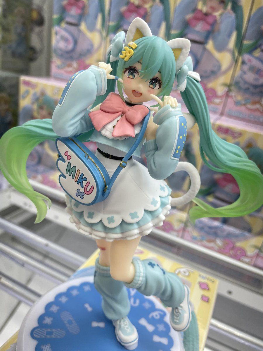 フィギュア展開完了いたしました🐱🩵 #初音ミク #着せ恋 #リズきゅん