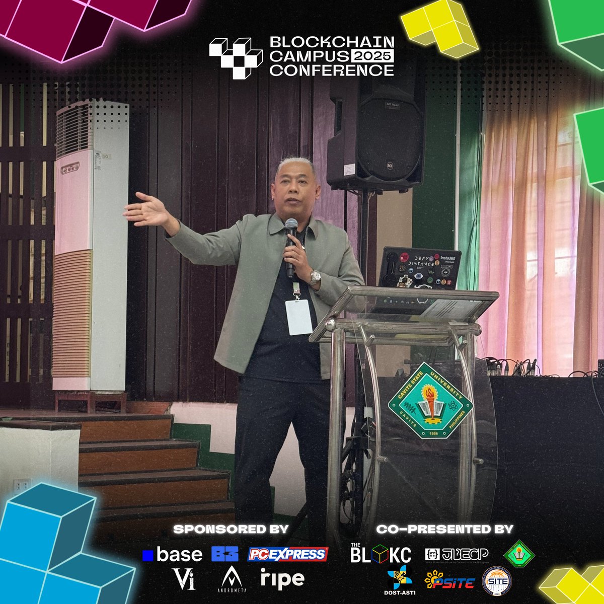 "Generation lang ninyo ang kauna-unahan na nagkaroon ng apat na technology na sobrang disruptive. Don't actually waste this opportunity."
— Richard Prodigalidad
CEO, StartupLabs PH

More powerful talks at Cavite State University.

#BCC #BCC2025Luzon #BlockchainCampusConference