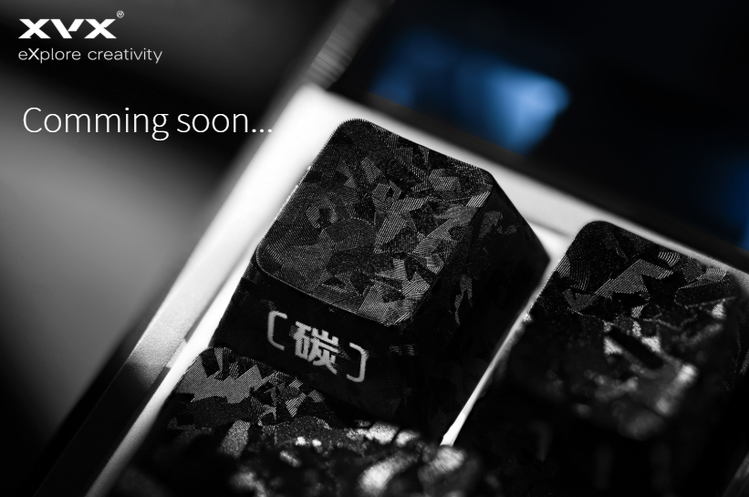 xvx_keyboard's tweet image. The XVX Forged Carbon-Look 119-Key Set is coming soon. 🖤

Crisp texture, refined grain, and a premium forged-carbon vibe that elevates any setup.

Stay tuned. ⚡

#xvx #Keycaps #ForgedCarbon #MechanicalKeyboard #DeskSetup