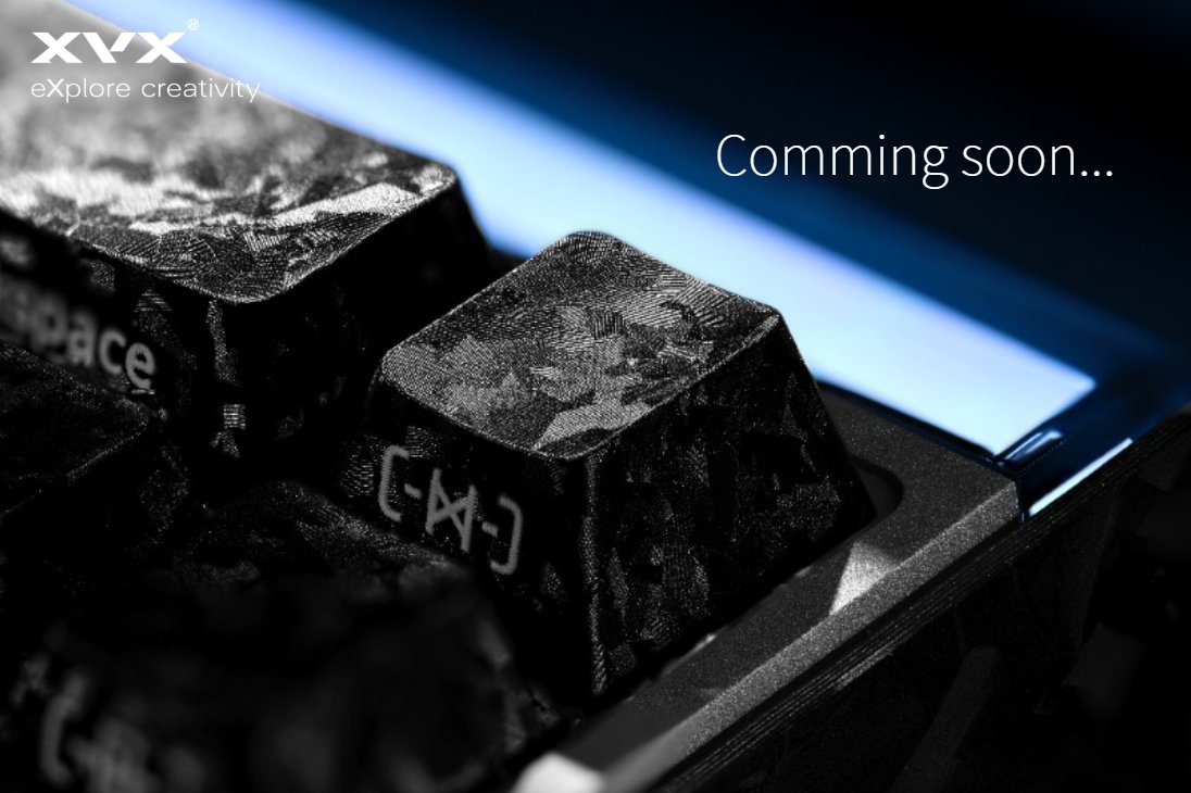 xvx_keyboard's tweet image. The XVX Forged Carbon-Look 119-Key Set is coming soon. 🖤

Crisp texture, refined grain, and a premium forged-carbon vibe that elevates any setup.

Stay tuned. ⚡

#xvx #Keycaps #ForgedCarbon #MechanicalKeyboard #DeskSetup