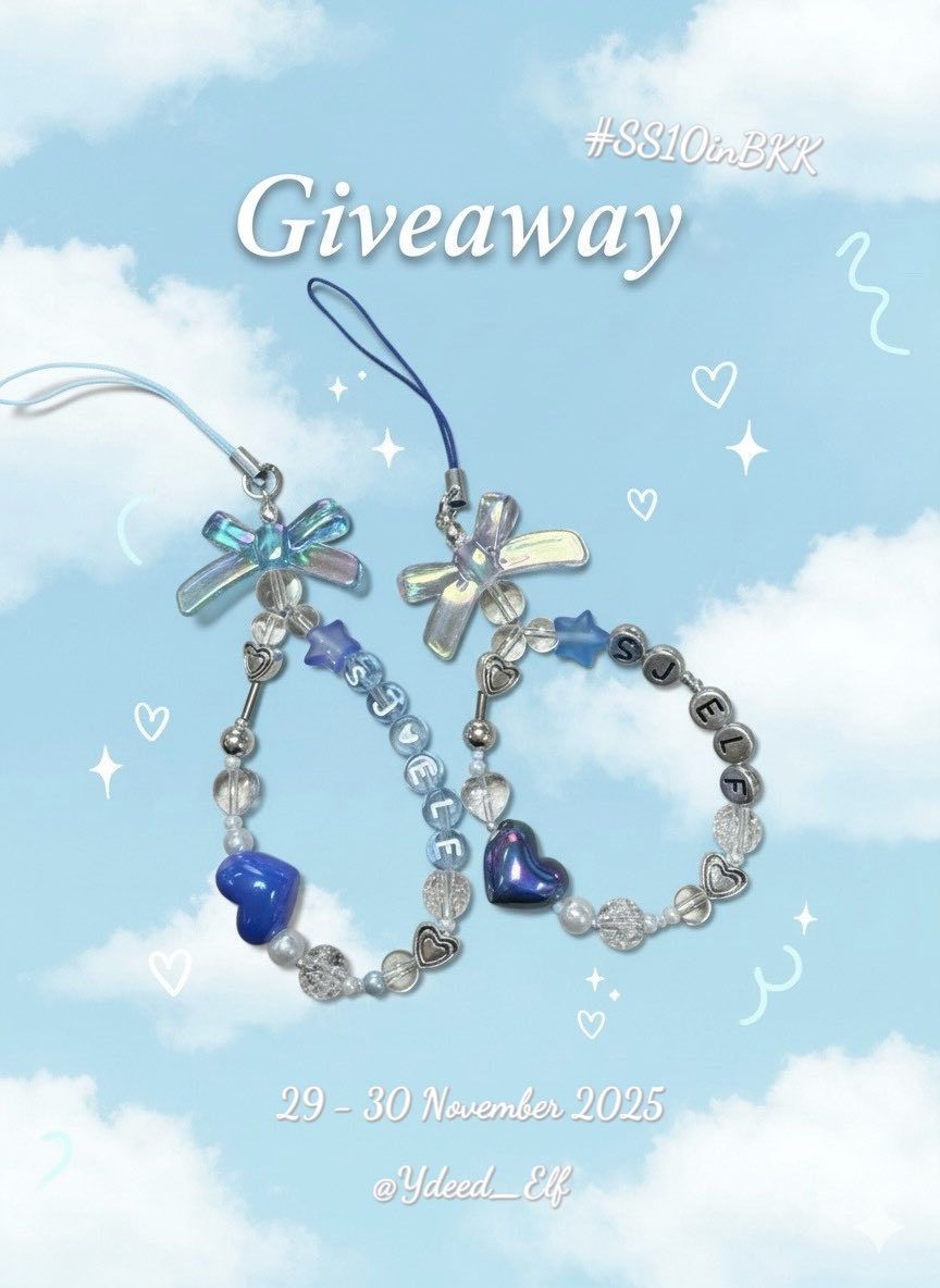 Ydeed_Elf's tweet photo. 💙GIVEAWAY เสร็จแล้วค่า✨

แสดงทวิตนี้รับน้องไปเลยค่ะ 🫶🏻💕
จำนวน 40 ชิ้น (วันละ 20 ชิ้น)
Date : 29-30 Nov. 2025 
สถานที่และเวลาเดี๋ยวจะอัพเดทอีกที แล้วเจอกันนะคะ 
#SS10inBKK https://t.co/nnkS8aEba5