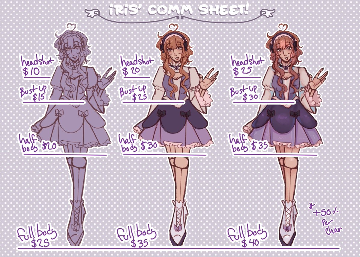 ⊹₊˚ iris !! comms open tweet media