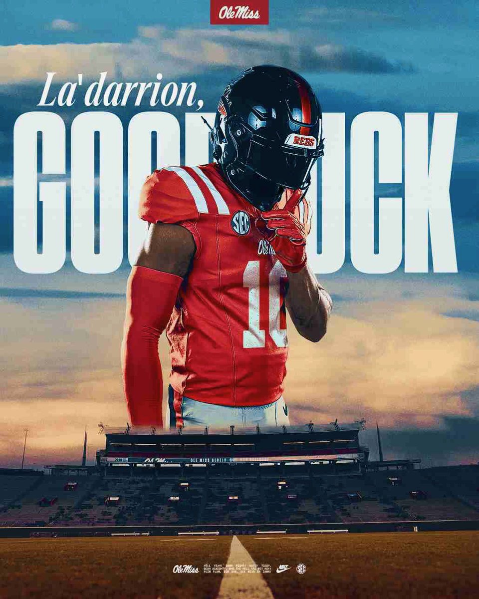 Thanks 
<a href="/derek_115/">Derek Ayala</a> <a href="/RyanHacket05/">Ryan Hackett</a> <a href="/OleMissFB/">Ole Miss Football</a>