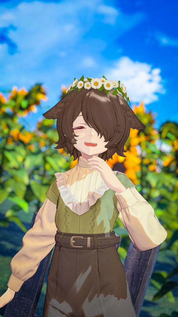 Milly_VRC's tweet image. 🌻
#YOYOGIMORI
#ケモノファブリック