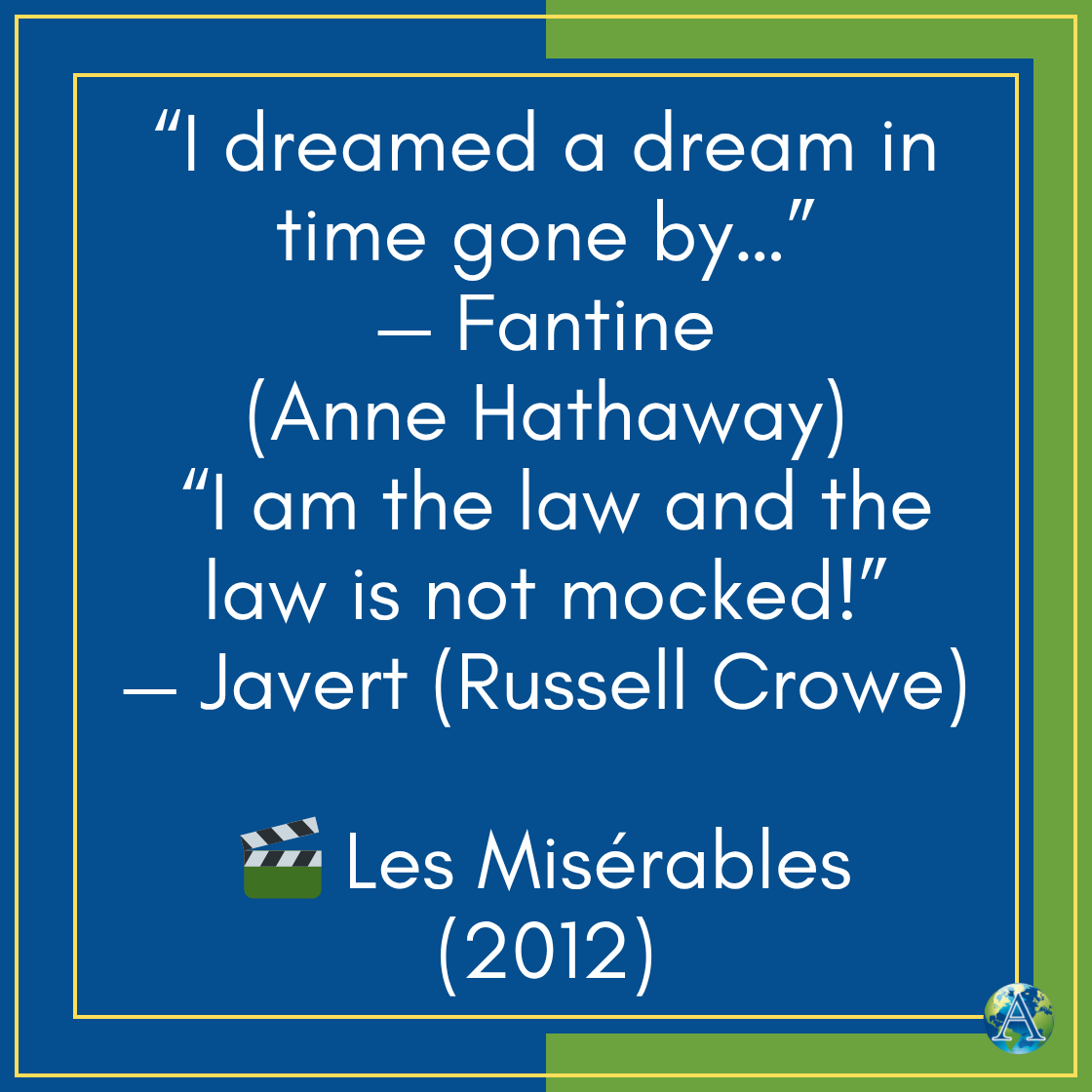 ADAMORBIS's tweet image. 💫🎬️ Two more voices from Les Misérables that still cut deep.