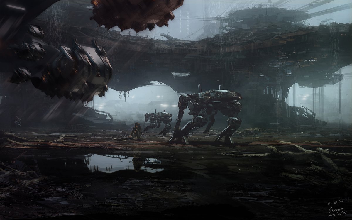 #conceptArt #2Dpaint #AIassist