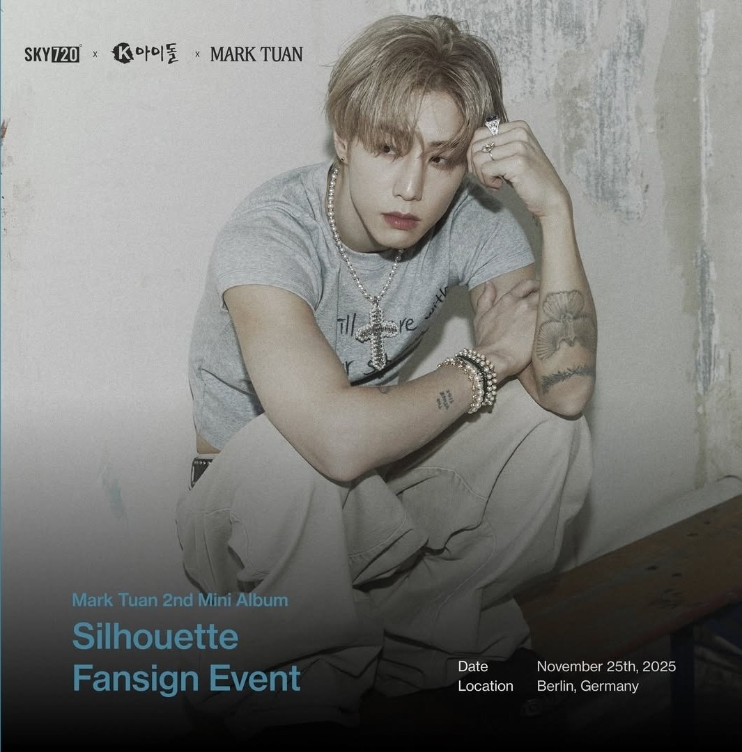 GOT7EUProject's tweet photo. 🌍 MARK TUAN SILHOUETTE FANSIGN 
in Europe

22.11 - London (UK)
23.11 - Paris (France) 
25.11 - Berlin (Germany)
27.11 - Cologne (Germany)

European Ahgases, we are so freaking lucky!

Who's going?

#Silhouette #SunsetsandCigarettes #MarkTuan #마크 @marktuan @DNAmngmnt https://t.co/Be6PESxRo6