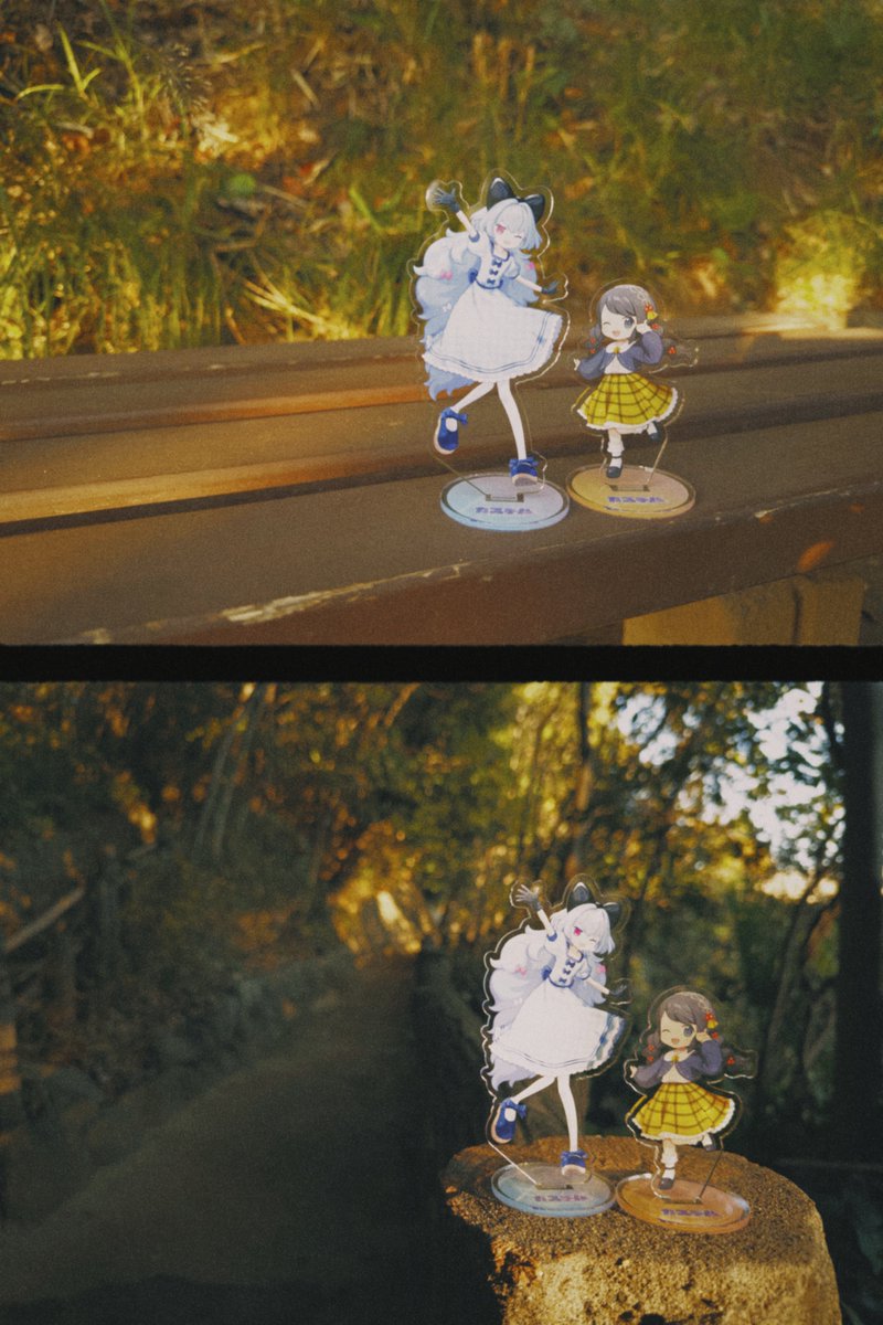 きっとこのあと美味しいものを食べに行くのんのんとらんちゃん
#こめのん