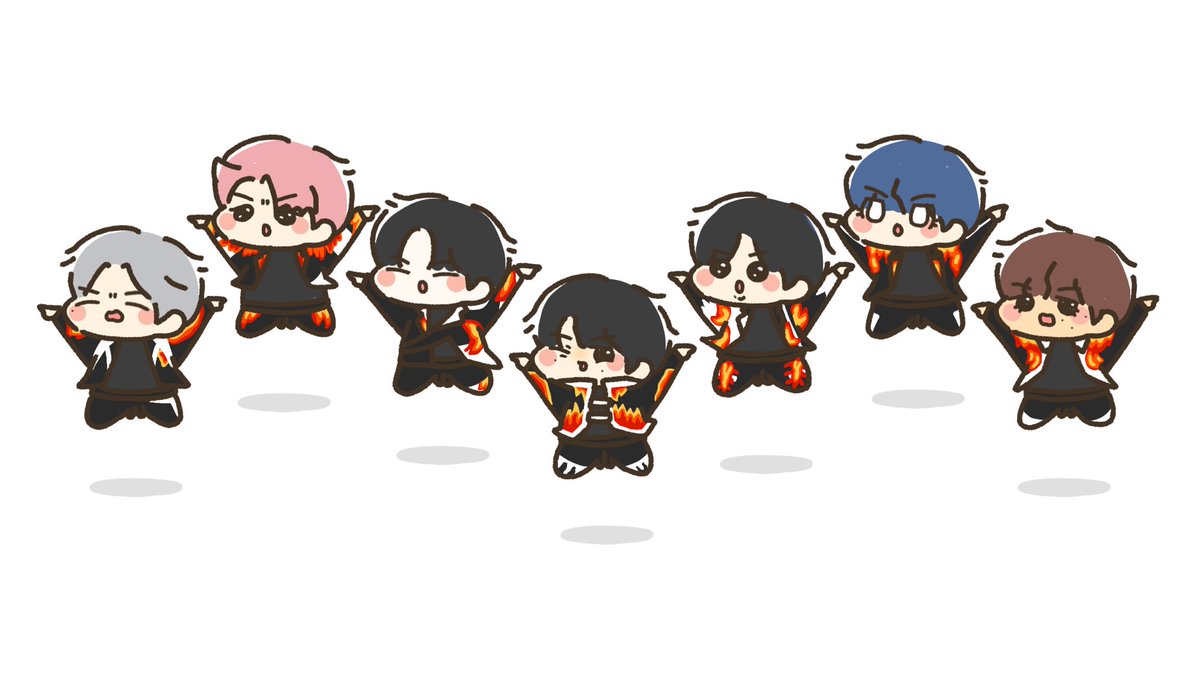 頭の中がずっと「？？？」でいまだによく分かってません。………合成？？？

これからもFanArt描き続けますので、何卒よろしくお願いします😭‼️