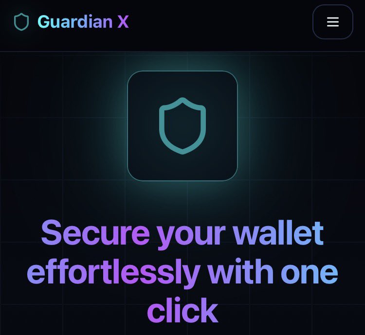GuardianX__'s tweet image. With great honour, we announce that the official launch of GuardianX is approaching.
Designed for everyone, GuardianX delivers a seamless and secure way to navigate the Web3 landscape clear, reliable, and user-friendly.

Interested in being an early tester ? Send a DM
