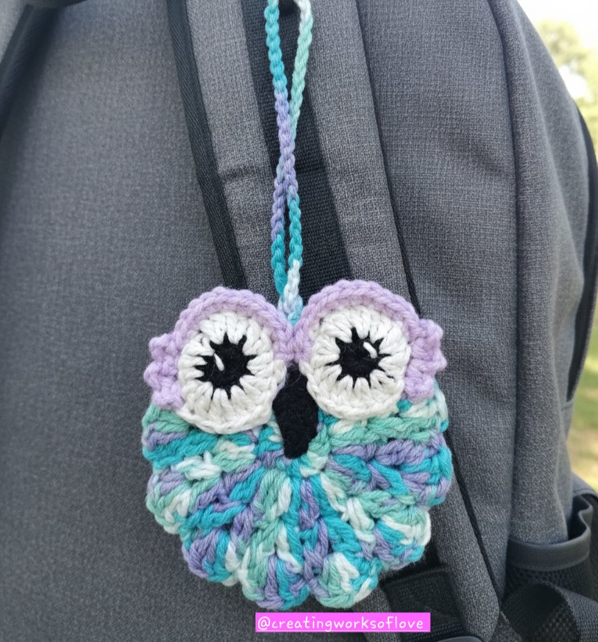 JenniferMacEwe1's tweet image. Crochet charm bag ##creatingworksoflove #crochet