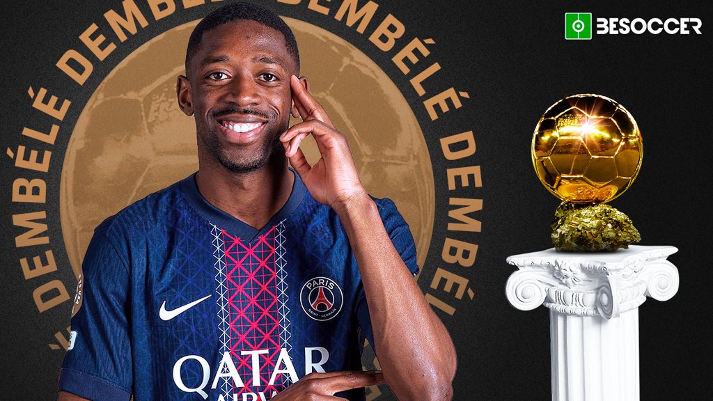 SrbVoid's tweet image. بصفتك الفائز بالكرة الذهبية، أي من الفائزين السابقين بالكرة الذهبية ترغب في محاكاته؟

🚨🗣️عثمان ديمبيلي :

&quot;ميسي&quot;

س: هل هنأك كريستيانو؟

🚨🗣️عثمان ديمبيلي :

&quot;لا..لكن اللاعب الذي فاز بها في معظم الأوقات (ميسي) هنأني لذلك أنا بخير&quot;.