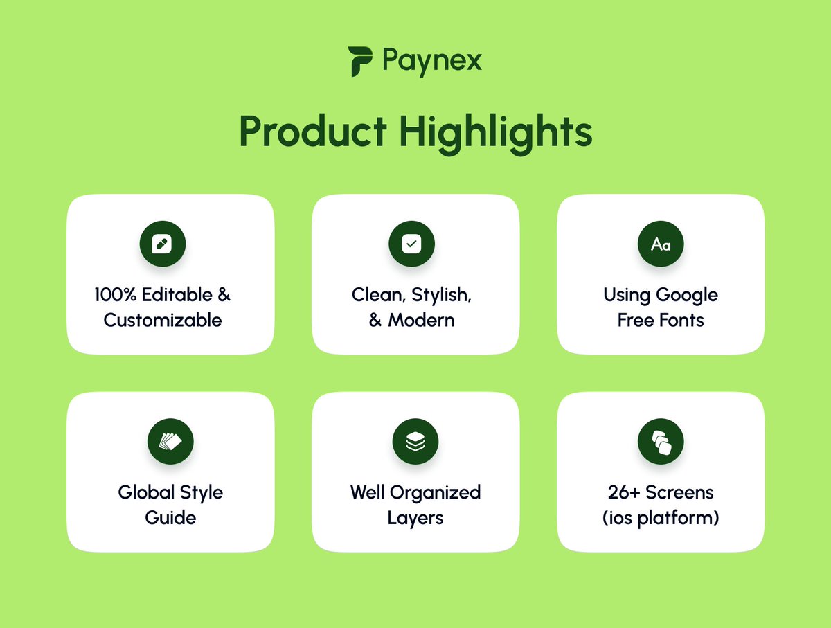 KitifyS40408's tweet image. Introducing Paynex – Finance Mobile App UI Kit

✨ Key Features:

60+ beautifully designed mobile screens..

Clean charts and financial dashboards

Transaction, wallet, profile &amp;amp; analytics UIs

Light &amp;amp; dark mode ready

🔗 Get it here: ui8.net/kitify-studio/…

#UIDesign #UIKIT
