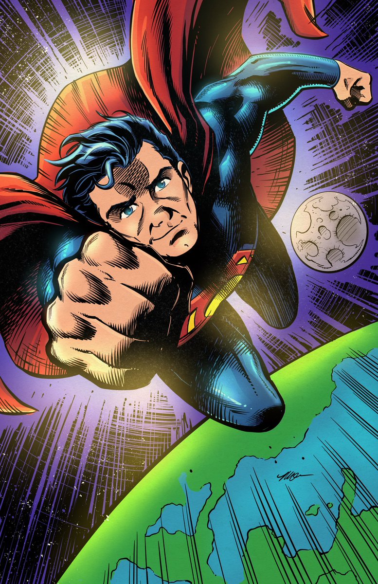 Edited version of the Superman piece I posted yesterday. Made some small tweaks to it. #Superman #dccomics #comicartist