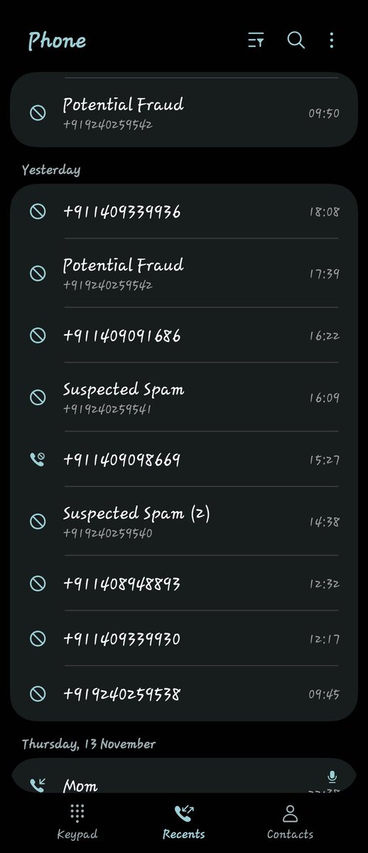 mohammedtalwala's tweet image. #TRAI #spam #Spamcalls #loan 
More than 10 calls a day for loans and creditcards. DND or No DND, how can this be even allowed in the first place ???
Not even mentioning about text messages and WhatsApp 
@TRAI