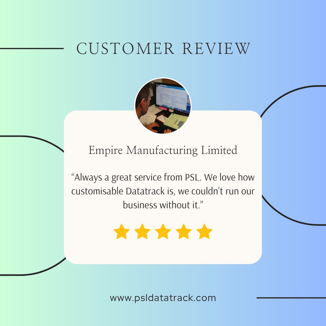 psldatatrack's tweet image. ⭐️ #PSLDatatrack is designed to keep subcontract precision engineering businesses like @EmpireMFG running smoothly 👌

🎥 Hear more from Stuart Wade, owner of Empire, in this @mtdcnc  interview: bit.ly/3L5VP60

#CustomerFeedback #Subcontract #PrecisionEngineering