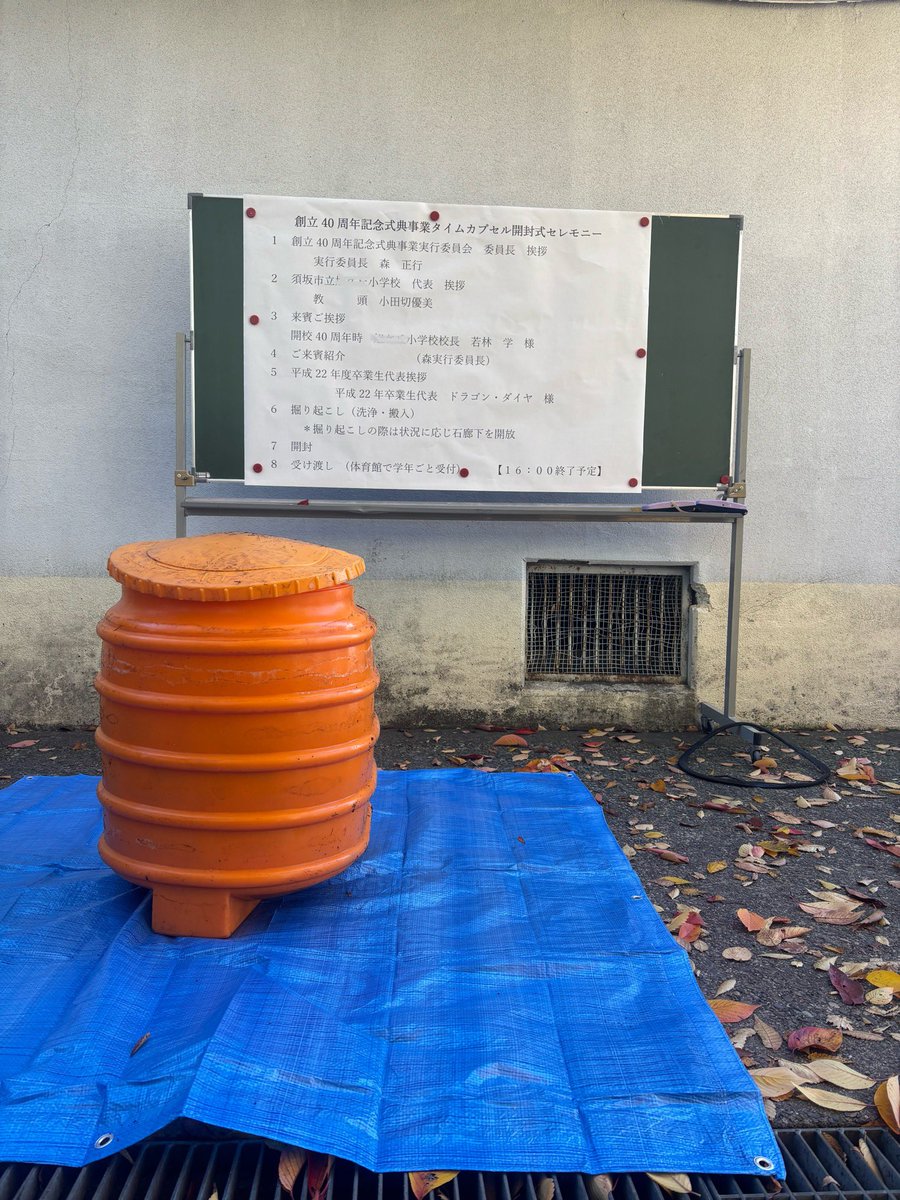 タイムカプセルから出てきた面白い品。 これは、小学校6年生のときに