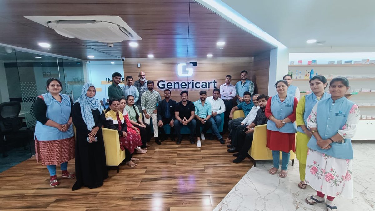 Genericartmed's tweet image. Building stronger partners, stronger futures! 💼✨
Our Franchise Training at Genericart HO focuses on knowledge, clarity, growth—covering product insights 💊, operations 📋, and customer connect 🤝.
Together, we grow. 🚀
#FranchiseTraining #Genericart