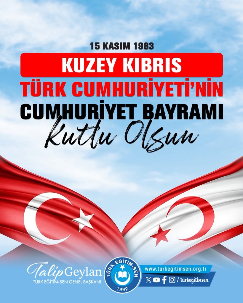 Yaşasın hür bağımsız Kıbrıs Türk Devleti!
