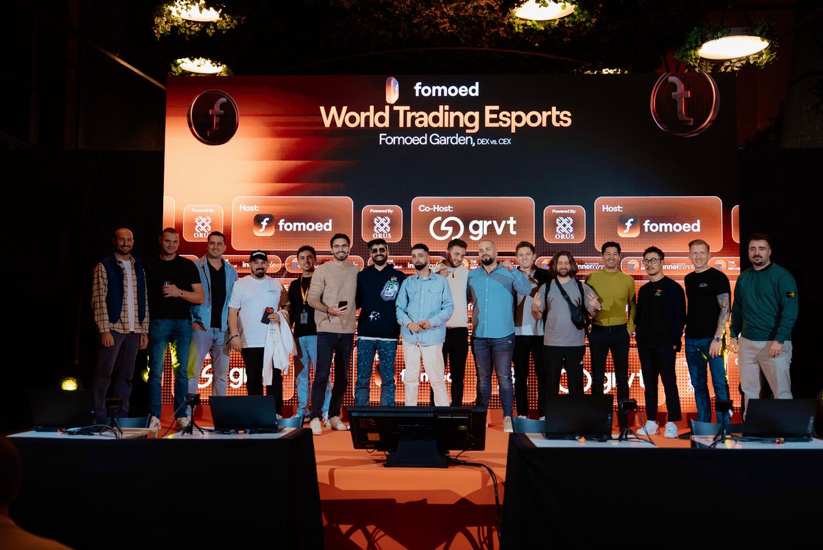itzjoshuajake's tweet image. Fomoed World Trading Esports 🏆

Last night was a movie. From a dream to reality, we just sparked the era of Trading Esports.

Massive shoutout to all the traders who helped kick off this journey. The foundation is set, excited to build the future of @FomoedUS together. 

Powered…