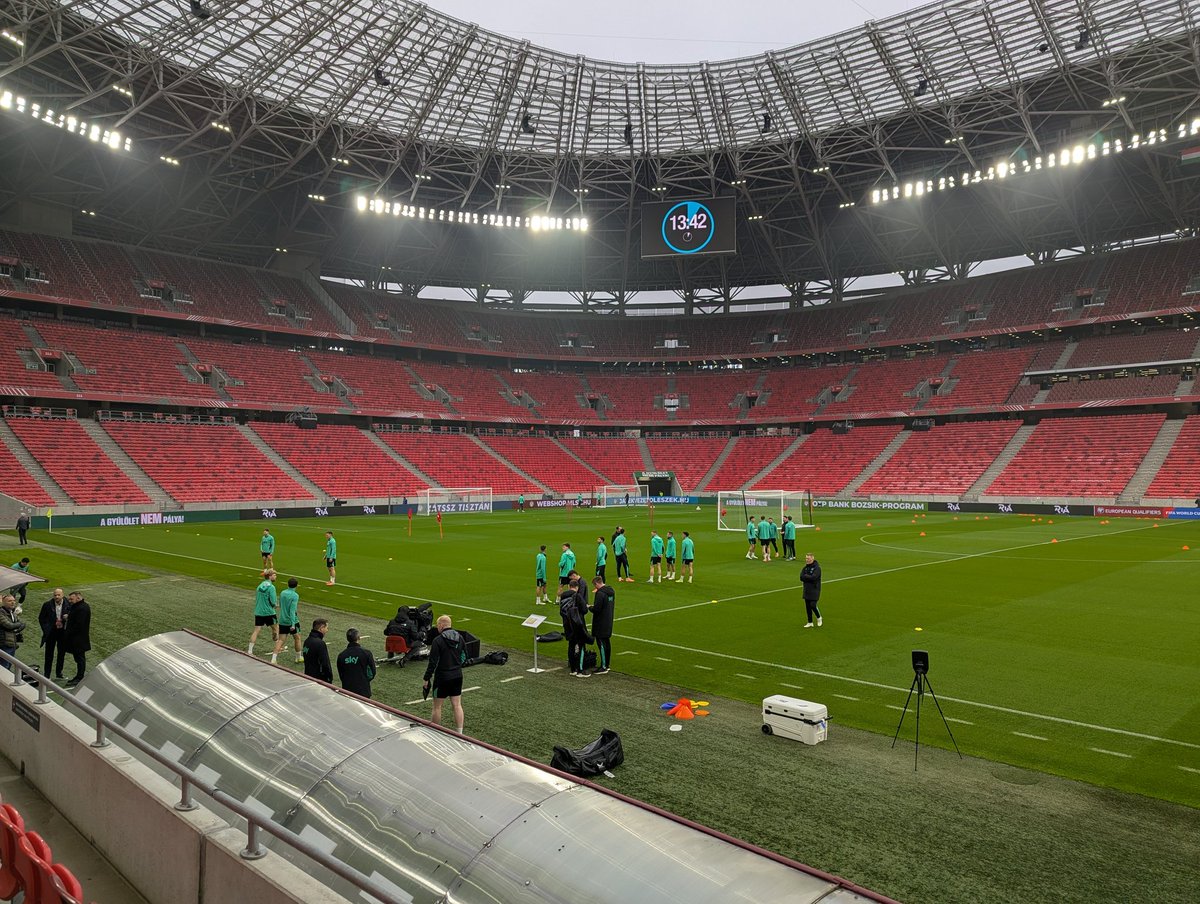 The Puskas Arena 

What a stadium, genuinely, really impressed 👍🏻 

 #IRELAND #IRISHFOOTBALL #WEAREONE #COYBIG #FAIRELAND #SOCCER #ireland
