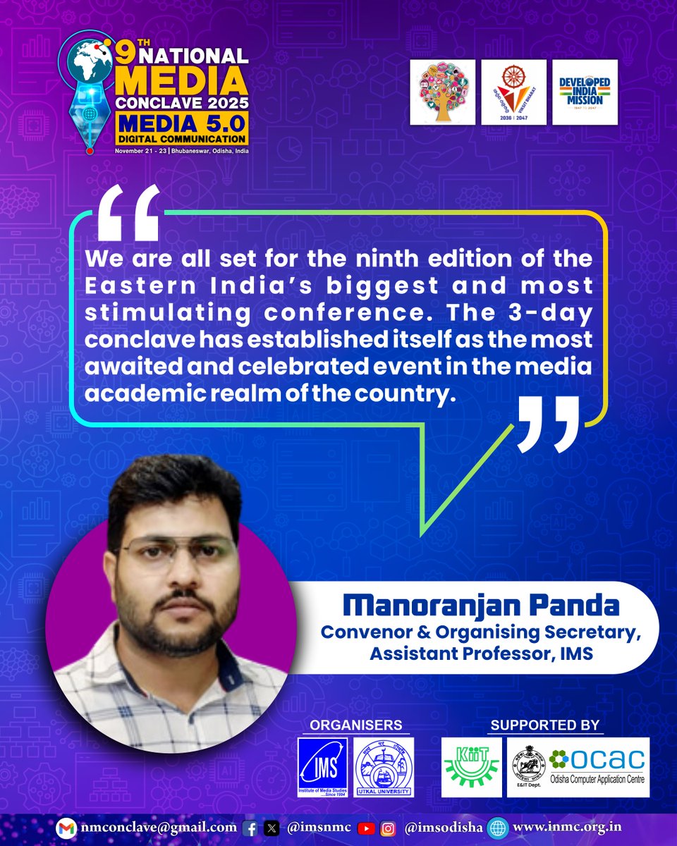 National Media Conclave (NMC) tweet media