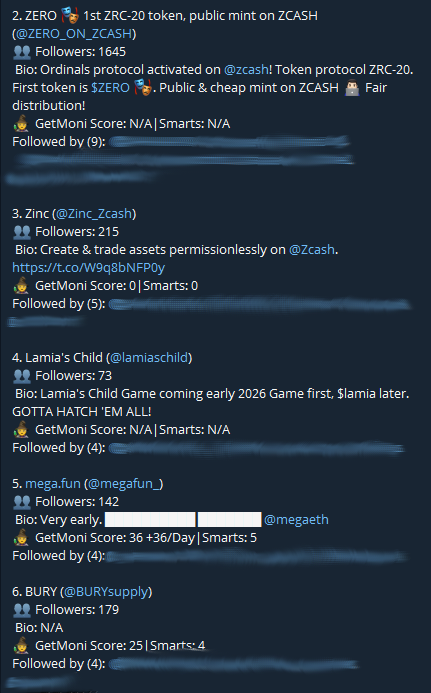 I minted some $ZERO on ZRC-20 yesterday and it went from $2 → $30. 

I'm paying attention to all projects on $ZEC rn. Here are some early ones I found with my bot.

<a href="/Zinc_Zcash/">Zinc</a> - trading protocol
<a href="/zerdinalsFDT/">Zerdinals</a> - market

Others worthy:
<a href="/BURYsupply/">BURY</a> - mining
<a href="/megafun_/">mega.fun</a>
