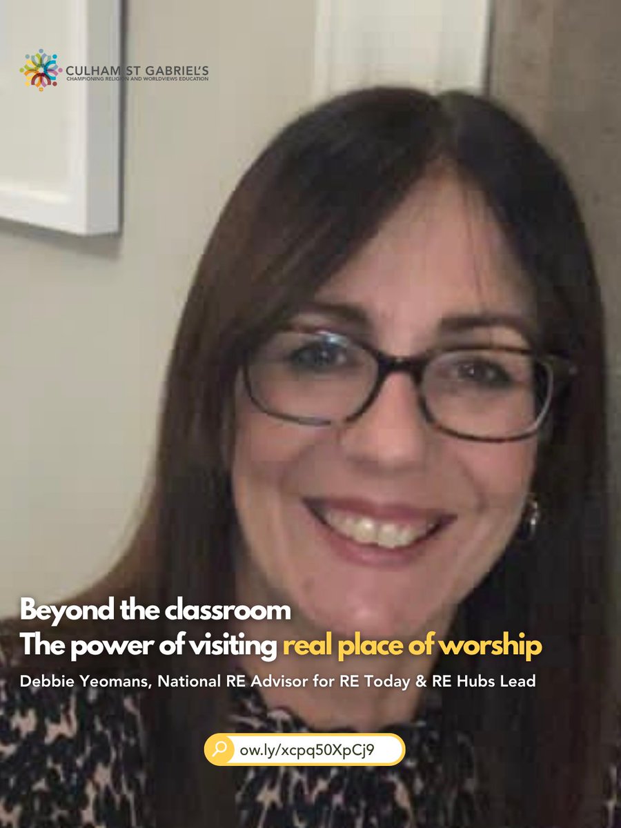 culhamstgabriel's tweet image. Our final blog for #InterFaithFocusWeek is by Debbie Yeomans, National RE Adviser at @RE_Today and East Midlands @RE_Hubs Lead.
She reflects on how visits to places of worship enrich RE and challenge misconceptions.
reonline.org.uk/2025/11/15/bey…