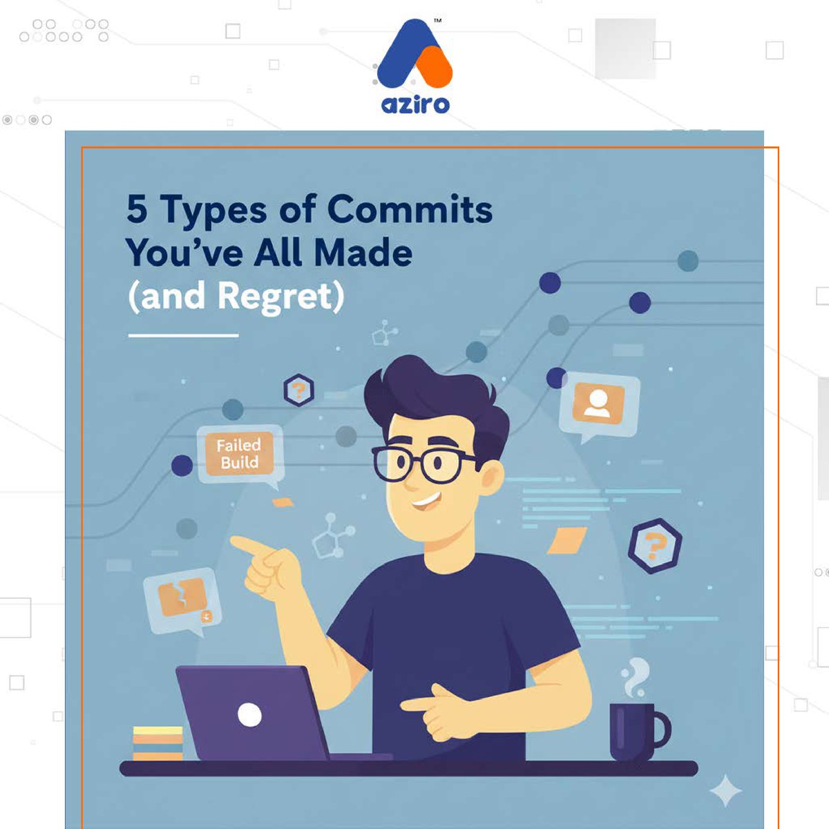 AziroTech's tweet image. Behind every great product…

lies at least one “minor fix” commit that wasn’t so minor.

Swipe through the types of commits that live rent-free in every engineer’s memory.

#TechCulture #EngineeringHumor #DevLife #StackSaturdays #TheUnfilteredEngineer #AziroTech #Aziro
