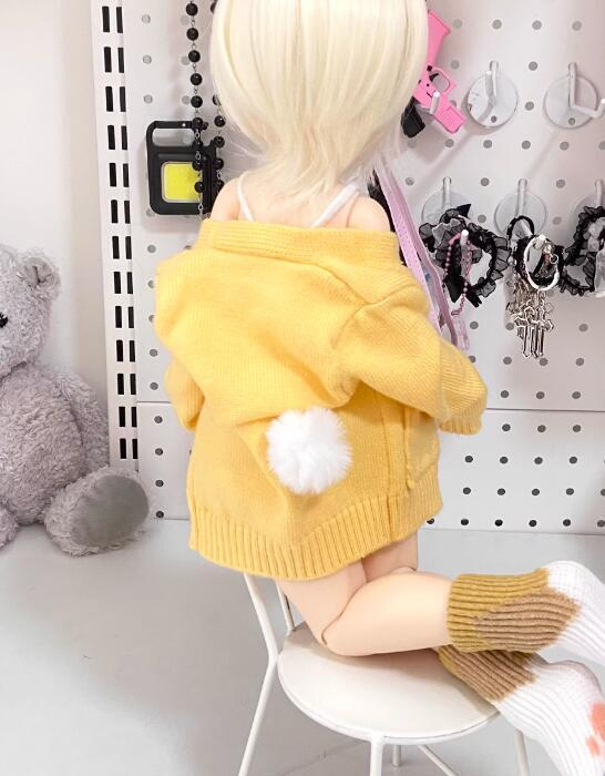 入荷情報】 DOLK SELECTより、40cmドール用ドレス『しっぽ付きセーター