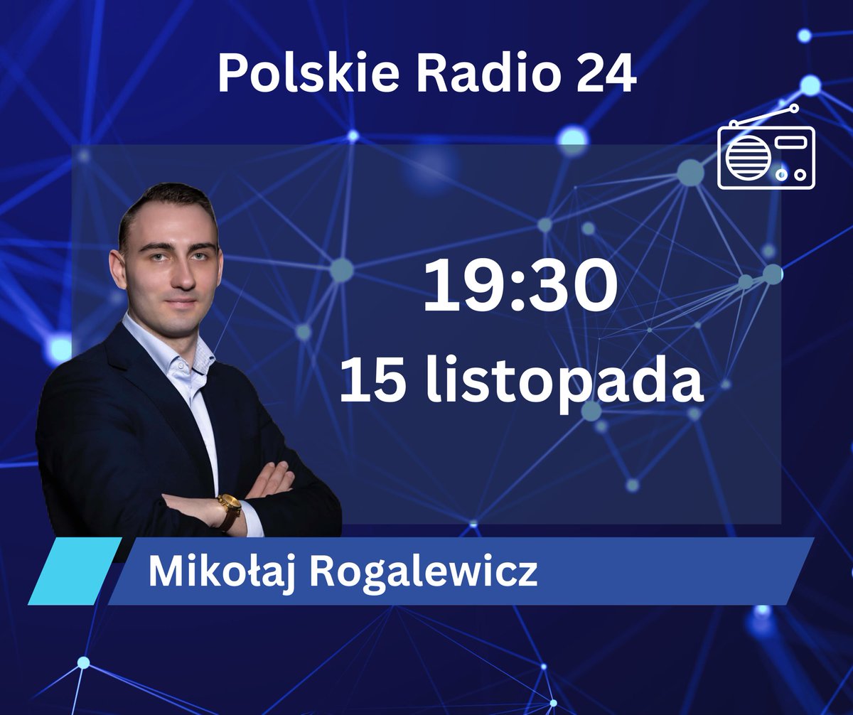 Podczas dzisiejszej wieczornej audycji Polskiego Radia 24 o 19:30 będę mówił o zastosowaniu sztucznej inteligencji w wojsku. Zapraszam do słuchania