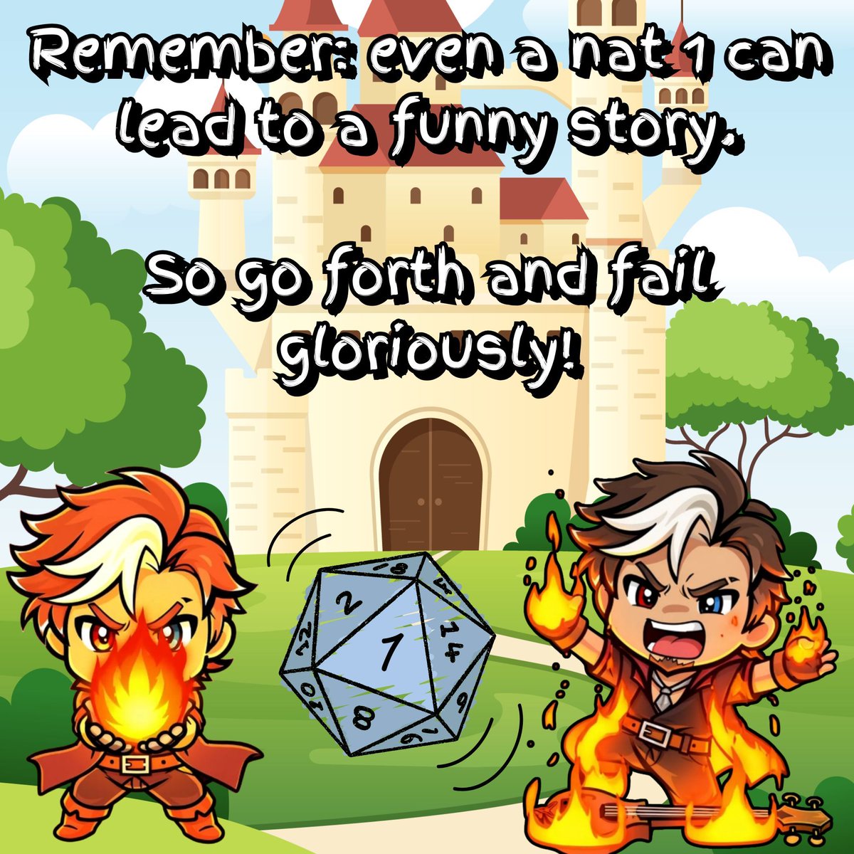 If we fail, fail in style! 🔥