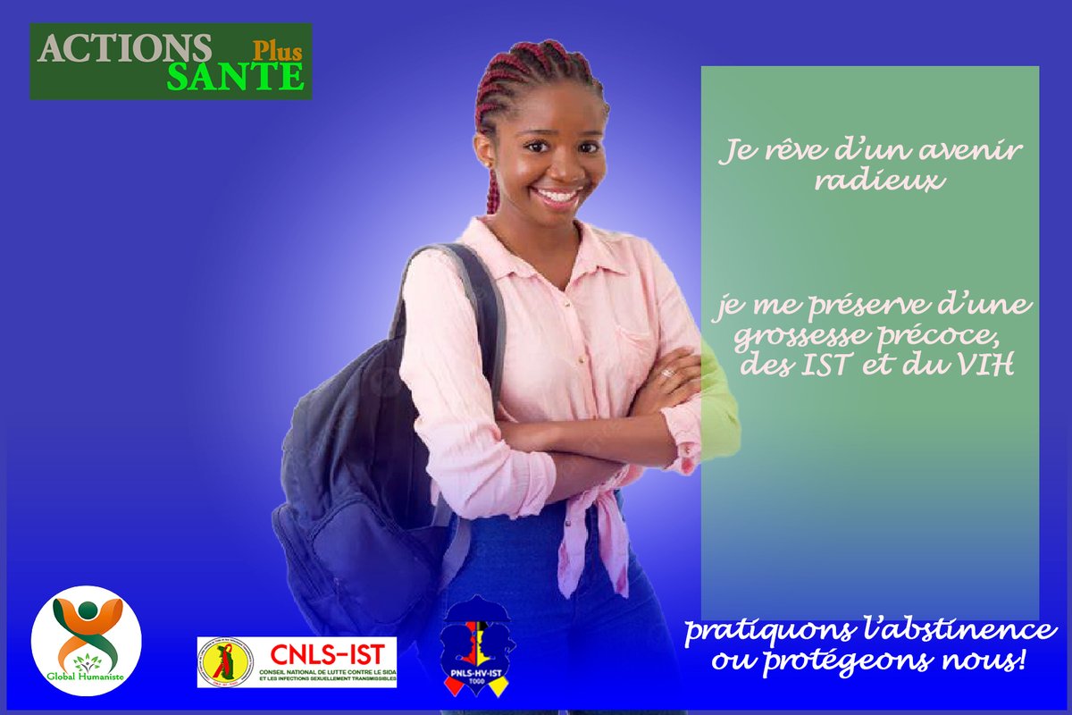 Globalhumaniste's tweet photo. “Pour une génération plus informée, plus responsable sexuellement, et sans IST/VIH/SIDA”
Le VIH ne se voit pas, mais il se prévient. Informe-toi, protège-toi.
#GénérationSansSIDA #JeMeProtège #GénérationSansSIDA #StopIST #SantéJeunes #ZéroInfection #GlobalHumaniste https://t.co/lKUlYwPgAc