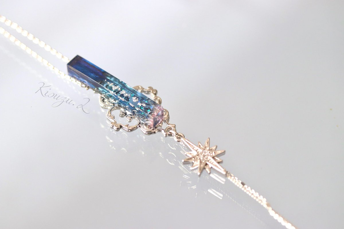 New.// ▫️ 七星剣▫️ P/E Necklace 50cm 【使用天然石