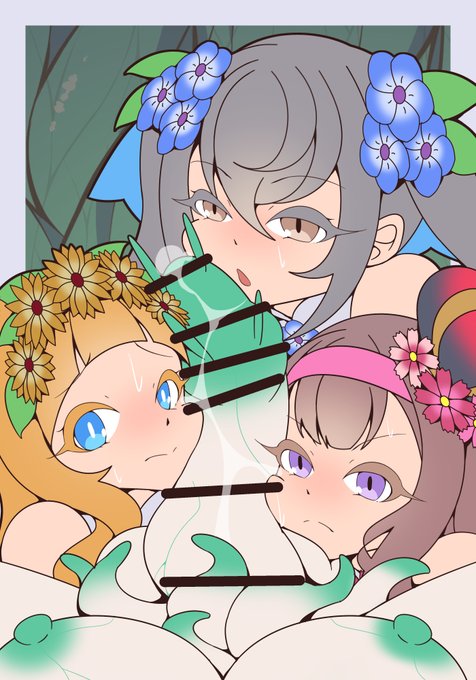 花聖騎士ちゃん、強制フェラ奉仕、ナメクジ寄生、同族化 #monstergirl #transfur #TF 