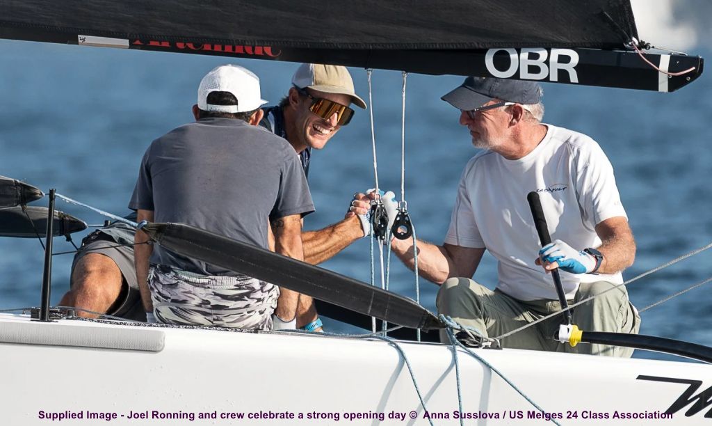Melges 24 U.S. National Championship – Textbook day for Joel Ronning and his team who posted a 1, 1, 2 scoreline to take a ten point lead on day one in light air conditions with gentle shifts on Pensacola Bay.
sailweb.co.uk/2025/11/15/mel… via <a href="/sailweb/">SAIL WEB</a>