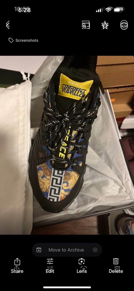 HustleSmartEnt's tweet image. Men’s Size 43 (10) Versace Sneakers Serious Inquiries Only @donaldholmes96 🌎TakeOver💯💪🏾🤲🏾✅