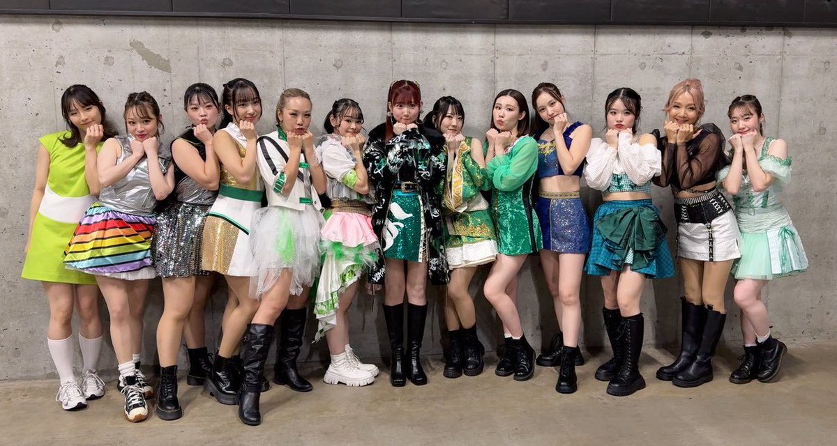 💚山北軍団💚

12年分の歴代の周年ライブのさきさま衣装をダンサーズのみんなが着て #さきさまかわいい をもっと濃くしてくれました！
MIKAさんの愛ある演出🫶素晴らしかった✨

歌ってて楽しくて面白くて幸せで感動しちゃった〜😂

ありがとうごさきさま🐰🎀💚
#i_Risぴあアリーナ対よろ