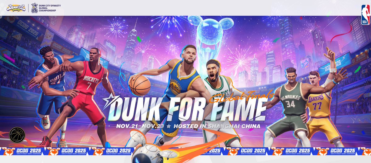 In 2025 Wild Rift doesn't have a World Championship or even global competitive circuit

a 3v3 Mobile Street Basketball, officially licensed by NBA &amp; NBPA, has one

AND ITS ALSO NOT TENCENT'S NBA INFINITE AS WELL

(NetEase's Dunk City Dynasty Global Championship)