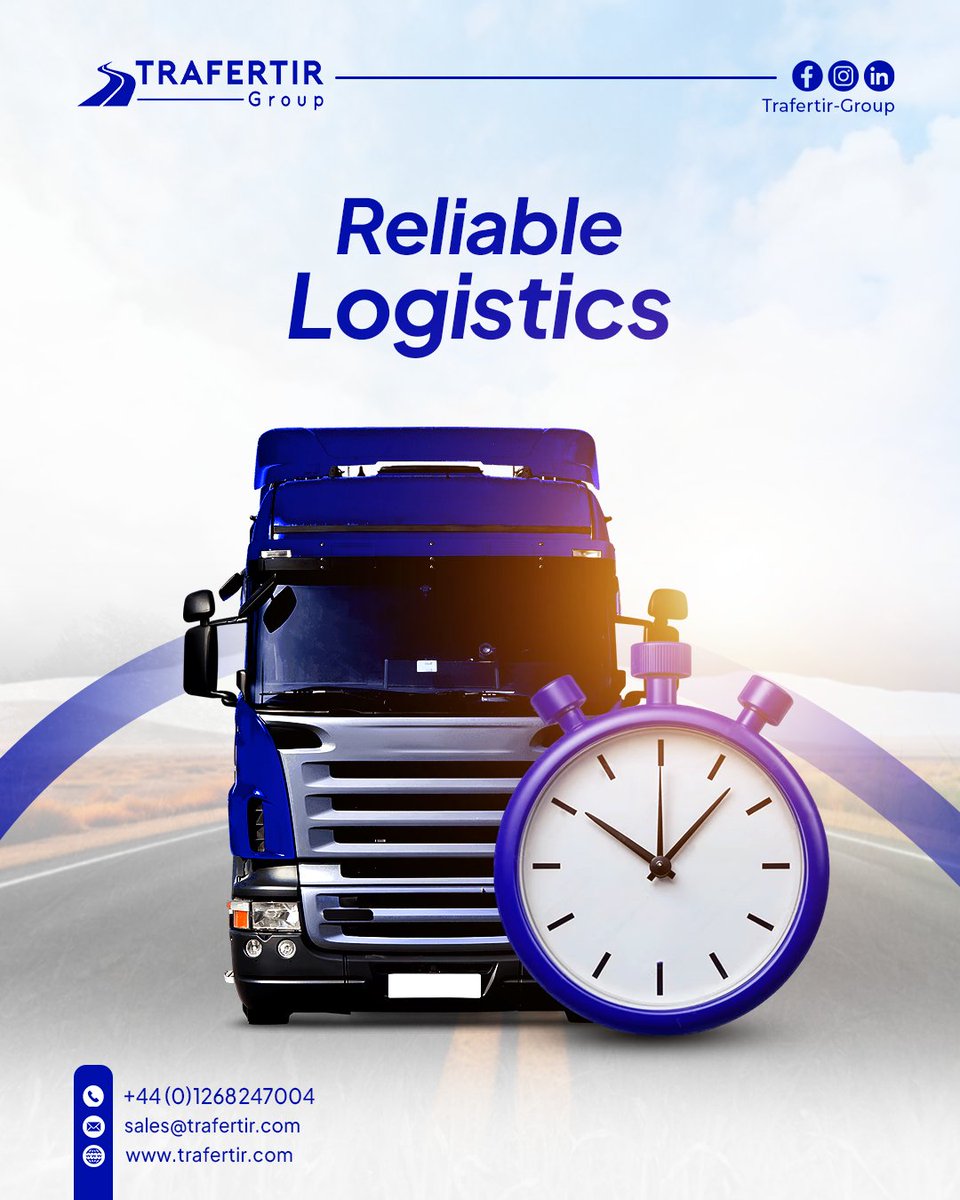 TrafertirG's tweet image. Logistics you can count on. 

Trafertir ensures your goods are delivered safely and on time, every time. No delays. No guesswork. 

DM us to schedule your next shipment.

#ReliableLogistics #OnTimeDelivery #EfficientShipping
