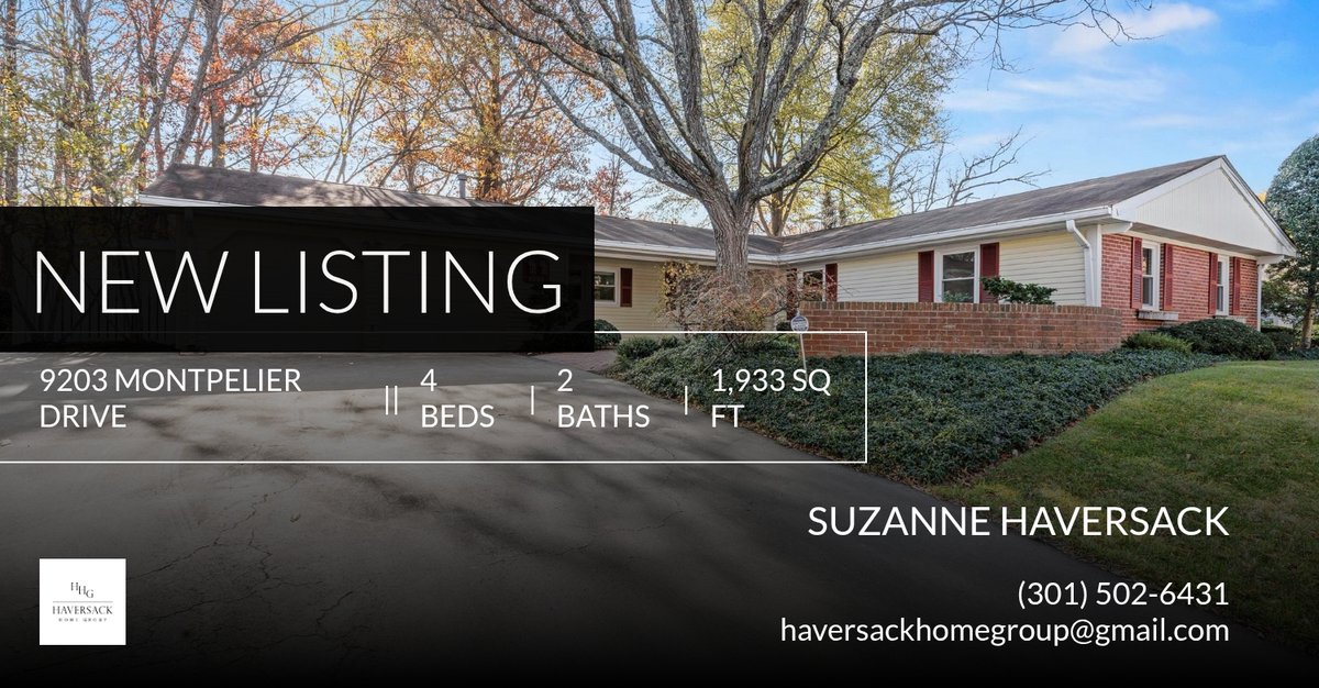 HaversackSteven's tweet image. 📍 New Listing 📍 Take a look at this fantastic new property that just hit the market located at 9203 Montpelier Drive in Laurel. Reach out here or at (301) 502-6431 for more information

Suzanne Haver... homeforsale.at/9203_MONTPELIE…